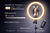 Selfie Ring Light Tripod Stand - Mini LED Phone Tripod with Remote