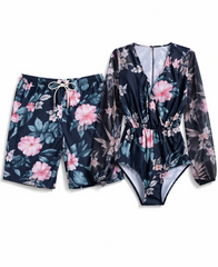 Matching Couple Swimsuit Set